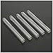 TOOGOO(R) 5 Pcs 100 mm Pyrex Glass Blowing Tubes 4 Inch Long Thick Wall Test Tube