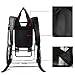 Estarer Clear Backpack Travel Beach Work Security Students Bag Transparent Schoolbag Satchel School Bookbag