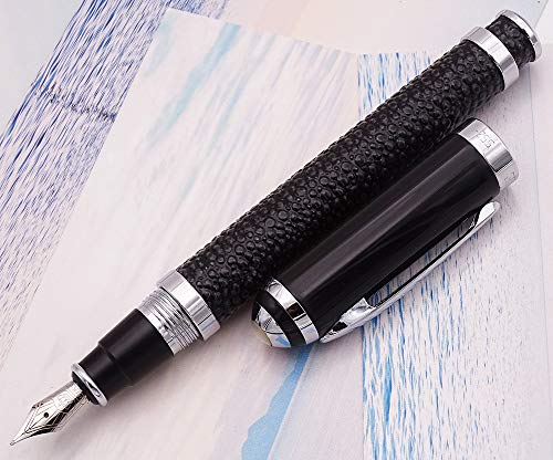 Duke 552 Resin Fountain Pen with Ink Refill Converter , Executive Writing Pen for Office Business Signature - Thumbnail 2