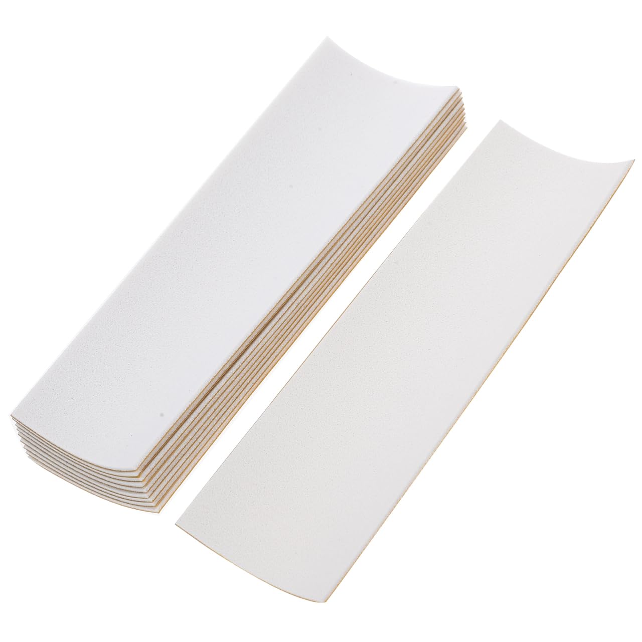 TOYANDONA 10pcs skateboard Fingerboard Grip Tapes For Fingerboards grip grasp Nonslip Finger Tapes Non-slip mat white Tape small skateboard Tape For