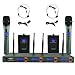Freeboss FB-V04 2 Handheld 2 Headset Lavalier Vhf Wireless Microphone