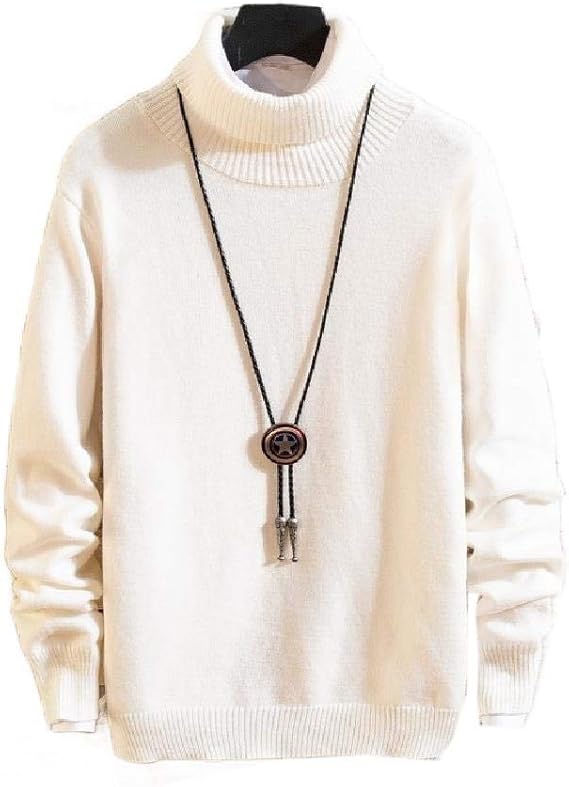 Amazon Yaxinhe メンズ カジュアル セーター スリム フィット ニット ウィンター タートルネック セーター セーター 通販