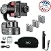 EVO SS 3 Axis Wearable Gimbal - Stabilizer for GoPro Hero4, Hero5, Hero6 Black, Yi 4K+, Garmin Virb Ultra 30 - 1 Year USA Warranty | Bundle Includes: EVO SS Gimbal + Extra Set of Batteries