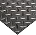 Rhino Mats SBD-424-3648 Diamond Plate Pattern Rubber Insulating Switchboard Mat, 3' Width x 4' Length x 1/4