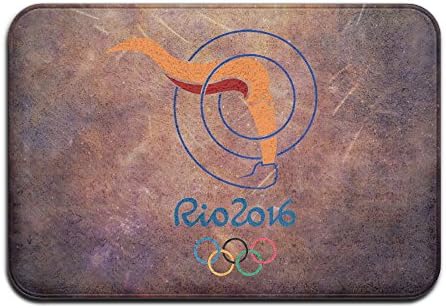 Shehe 2016 Rio Torch Relay Home Furnishing Balcony NonSlip Mat White