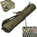 Tinksky Artist Paint Brush Roll Up Bag Holder Canvas Pouch (Green)