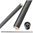 KONLLEN Carbon Fiber Pool Cue Single Shaft 3/8 * 8 Uniloc 10.5mm/11.5mm/12.5mm Tip Low Deflection Ultra-Smooth Easy to Control Billiard Cue Stick Shaft 29''