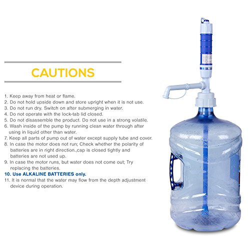 TeraPump TRPMW100 Battery Drinking Water Pump [Excluding Glass] - Thumbnail 5
