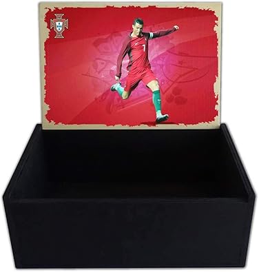 Capricci Italiani - Caja porta objetos de madera Cristiano Ronaldo: Amazon.es: Joyería