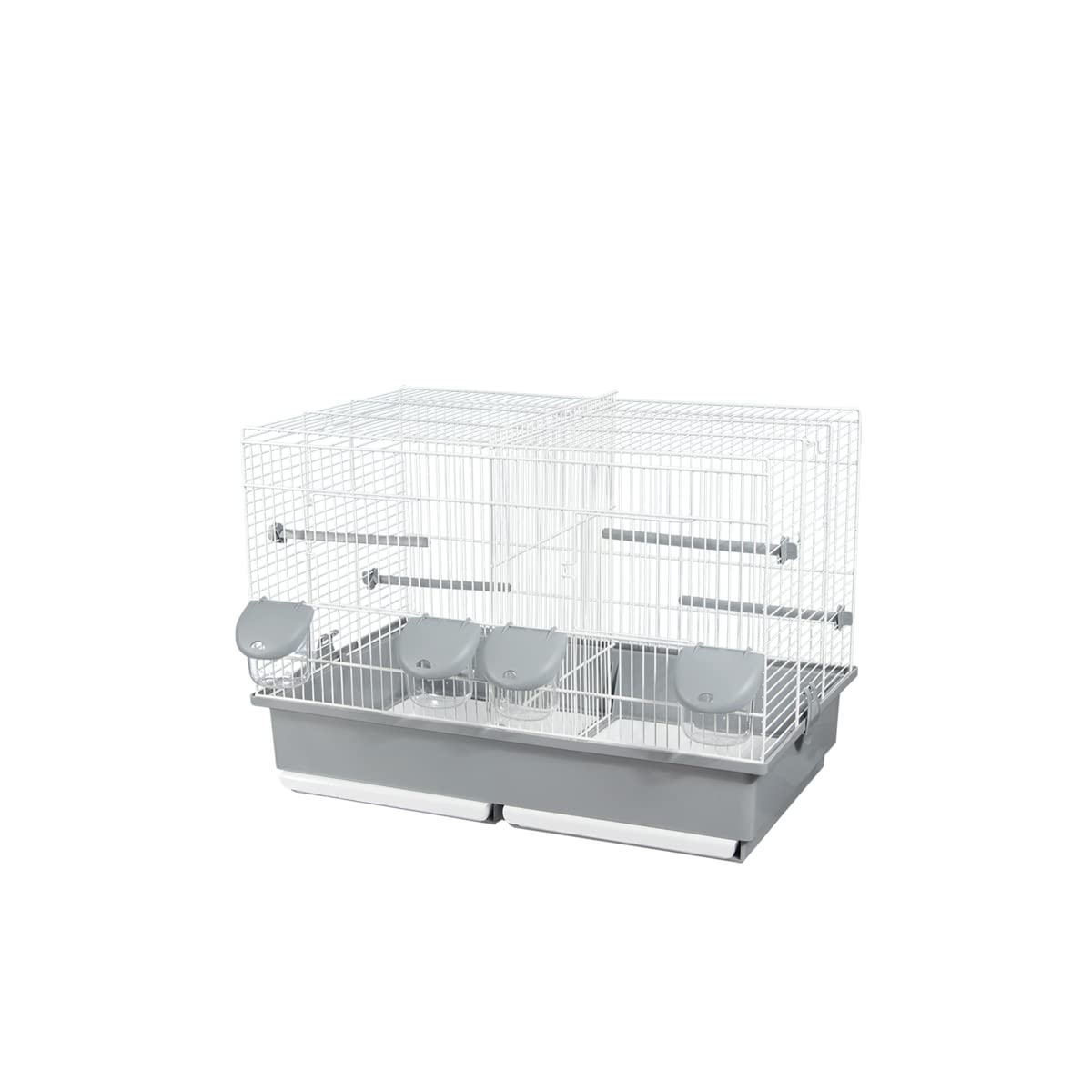 Voltrega Acer Bird Breeder Cage (Canary/ Finch),grey,58.50 x 36.00 x 41.00 cm.