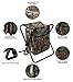 GigaTent Folding 3 in 1 Stool Backpack Folding Stool with Cooler Bag - Camping Hunting Fishing Multifunction Collapsible Camping Seat and Insulated Ice Bag with Padded Shoulder Straps