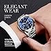 Watch,Mens Watches,Mens Luxury Fashion Stainless Steel Casual Waterproof Chronograph Quartz Wrist Watch