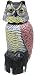 Galashield Owl Decoy to Scare Birds Away Scarecrow Fake Owl with Rotating Head