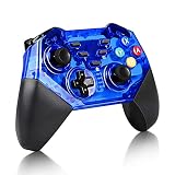 KINGEAR Wireless Controller for Nintendo Switch, Pro Wireless Controller Gamepads for Switch and Windows PC-Blue, KINGEAR 8579