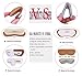 Leather Heel Grips Liner Cushion Inserts for Shoes Too Big,Heel Pads for Heel Pain,Improved Shoe Fit and Comfort,8 Pairs Khaki 0.35 inch Thick