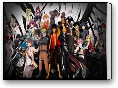 Anime One Piece Canvas Wall Art Modern Home Decor Bedroom and Living Room Decorations Oil PaintingPrint on Canvas Poster Reproduction Unframed 12x16 inch