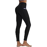 ALONG FIT High Waisted Leggings for Women with 3 Pockets, Tummy Control Yoga Pants for Workout Yoga Casual