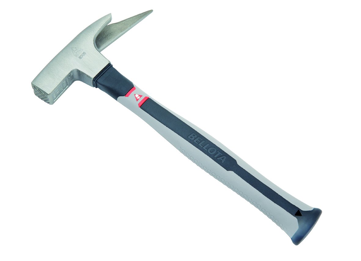 Bellota 8006 CF - Carpenter's Hammer/Claw Hammer with Carbon-Fibre Handle, 26mm Face