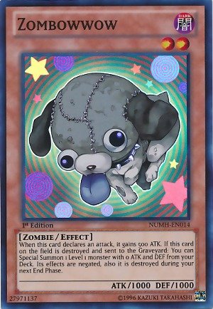 Yu-Gi-Oh! - Zombowwow (NUMH-EN014) - Number Hunters - Unlimited Edition - Super Rare