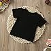 Ec Newborn Baby Boy Letter O Neck T shirt Tops Camouflage Pant Outfits Clothes Set (12Months, Black)