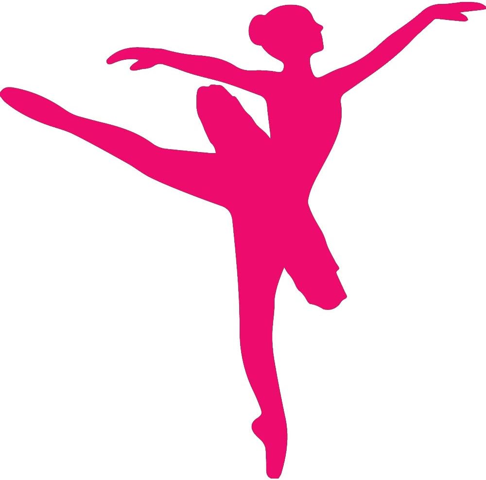 Amazon Nbfu Decals バレリーナシルエット Pink ピンク 2個セット プレミアム 防水ビニールデカール ラップトップ用ステッカー 電話アクセサリー ヘルメット 車の窓のバンパー マグ 塊茎 カップ ドア 壁飾り 車 バイク 車 バイク