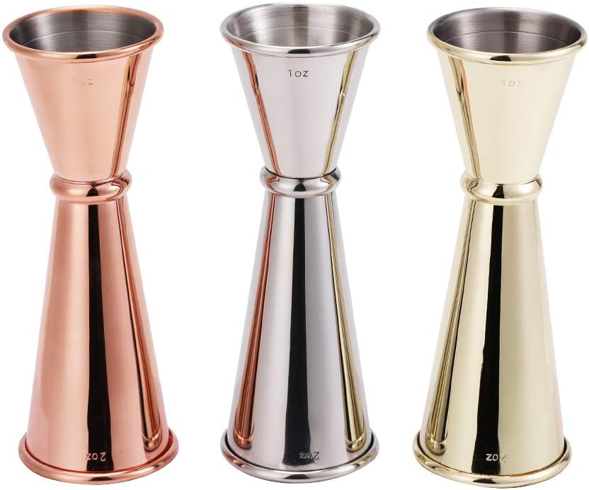 3PCS Double Cocktail Jigger, JapaneseStyle Jigger Set, 18/