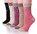 ProEtrade Soft Casual Thick Warm Crew Wool Winter Socks For Women - 5 Pairs