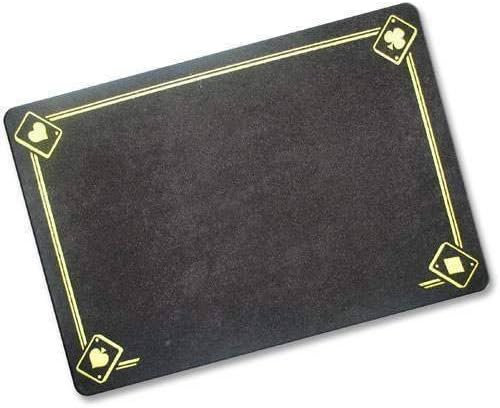 Varie Close-Up Pad (Large, Black) with Printed Aces - Magic Trick