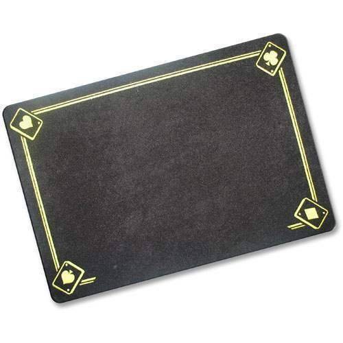 Varie Close-Up Pad (Large, Black) with Printed Aces - Magic Trick
