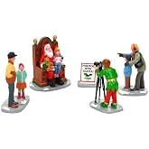 Lemax Christmas Village Photos with Santa Set of 5-22032