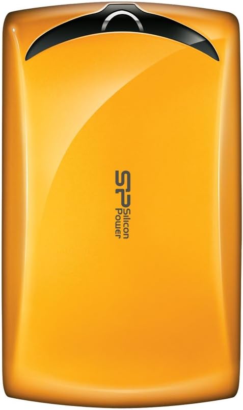 Silicon Power Stream S10 Portable 500 GB USB 3.0 External Hard Drive SP500GBPHDS10S3O (Orange)