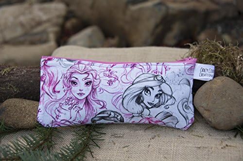 Disney Princess Mini Zipper Bag, Cosmetic Bag, Pencil Pouch, Makeup Bag