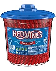 Red Vines Licorice, Original Red Flavor Soft & Chewy Candy Twists, 3.5 lbs, 56 Ounce