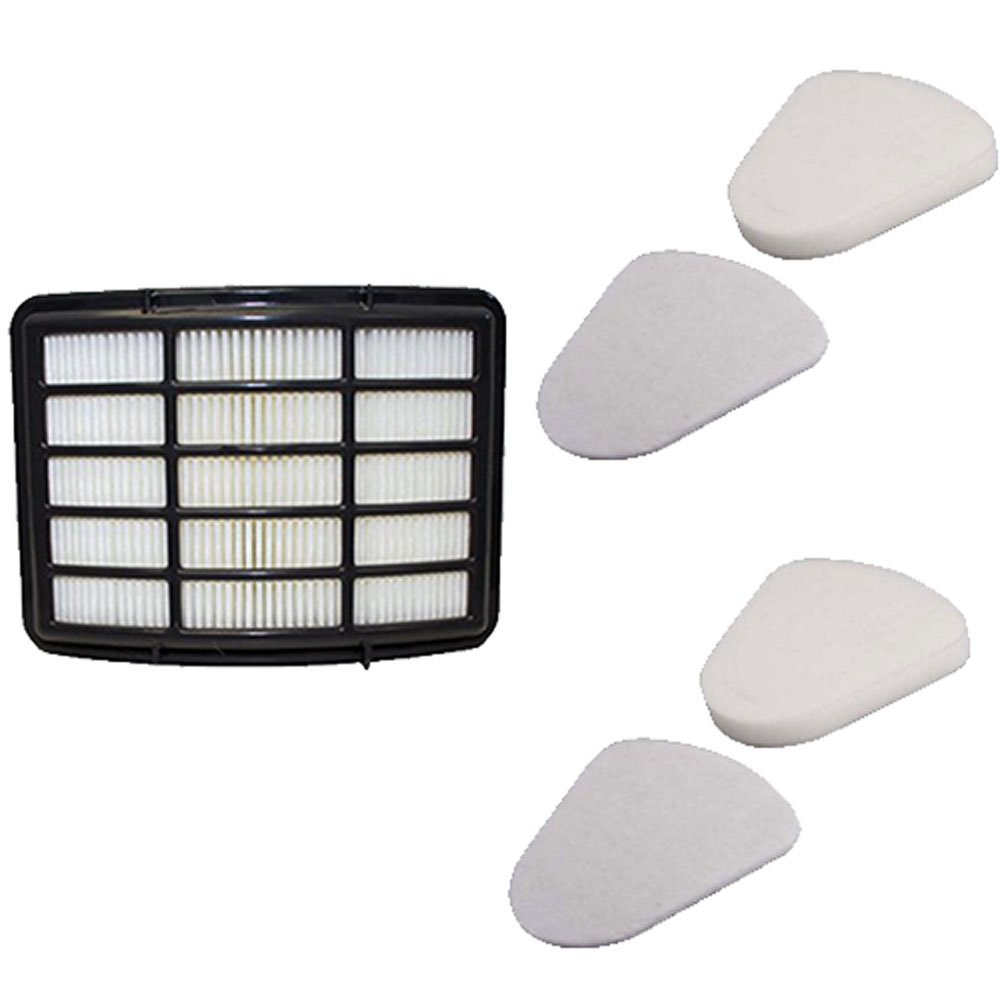 Amyehouse Foam & Hepa Filter Replacement Kit for Shark Navigator Lift-Away Vacuum NV350,NV351,NV352,NV355,NV356E,NV357,NV360,NV370,NV391,UV440,UV490,UV540,Part # Xff350 & # Xhf350