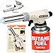 Kitchen Butane Blow Torch Lighter - Culinary Torch Chef Cooking Torches Professional Adjustable Flame with Reverse Use for Creme, Brulee, BBQ, Baking, Jewelry by TENGYES, Butane Not Included