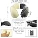 COOY Travel Pillow Comfortable Memory Foam Neck Pillow,Airplane Travel Kit, Airplane Travel Kit for Men and Women