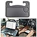 Automotive Trays with 2 in 1 Car Steering Wheel Desk, Tablet Mount, Pen Holder, and Drinks Holder - Convenient Car Tray and Desk for Eating and Working