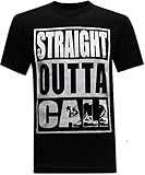 California Republic Straight Outta Cali Men's T-Shirt (X-Large) - Black
