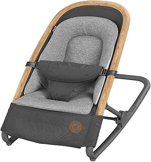 Maxi-Cosi Kori 2-in-1 Babywippe, hochwertige Babyschaukel nutzbar ab der Geburt bis max. 9 kg, natürliches, ergonomisches Schaukeln ohne Elektronik, einfach zusammenklappbar, Essential Graphite (grau)