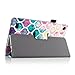 Fintie Folio Case for Amazon Fire (Previous 5th Generation, 2015 7 inch) - Slim Fit Premium Vegan Leather Standing Protective Cover, Moroccan Love