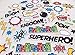 Paper Die Cuts - Superhero - Over 60 Cardstock Scrapbook Die Cuts - by Miss Kate Cuttables