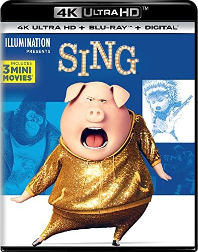 Amazon.com: Sing [4K Ultra HD + Blu-ray + Digital HD] (Bilingual