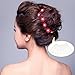 Velscrun 300 Pack U Shaped Hair Pins Bun Hair Pins Metal Bobby Pins Hair Clips for Hair Decoration (Silver)
