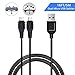 16ft PS4 Controller Dual Charging Cable, Extra Long Play and Charge Cord for PlayStation 4/ DualShock 4/ Xbox One Controllers, Charger 2 Controllers Simultaneously (Not Able to Sync)