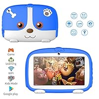 Kids Tablets,7inch HD Touch Screen Kids Tablet for Kids 1G+8G Android Tablet Quad Core Kids Tablets with WiFi, Parental Control， 40+ Learning,Training Games APPs, Protect Kids Eyes