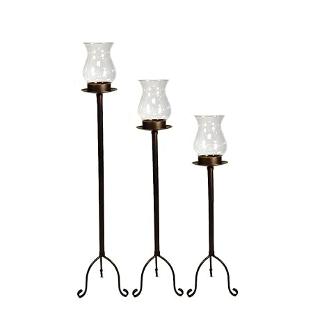 Pomeroy Bilbao Floor Candle Holder Hurricanes Amazon Co Uk