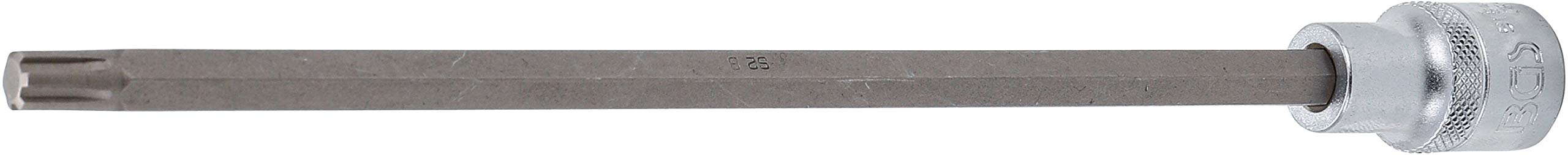BGS 5184-R8 | Bit Socket | length 240 mm | 12.5 mm (1/2") Drive | Spline (for RIBE) | M8