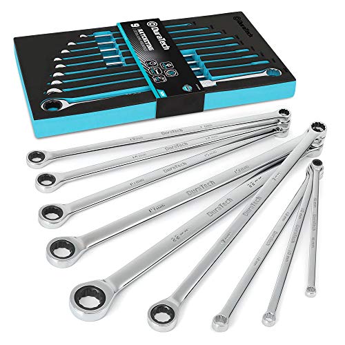 DURATECH 9-Piece Ratcheting Wrench Set