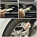 DEDC Car Cleaning Tools Kit Exterior and Interior in Box Bucket UPGRADED, Car Vent Brush Tire Brush Wash Mitt Sponge Wax Applicator Microfiber Cloths Window Water Blade, Gray, Set of 7