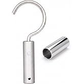 TicEaik Hook for Pool Pole, Compatible with Most Robotic Pool Cleaners | Upgraded Stainless Steel Pool Hook for Telescopic Pole, Retrieve Pool Robots &amp; Hang Pool Cleaning Accessories